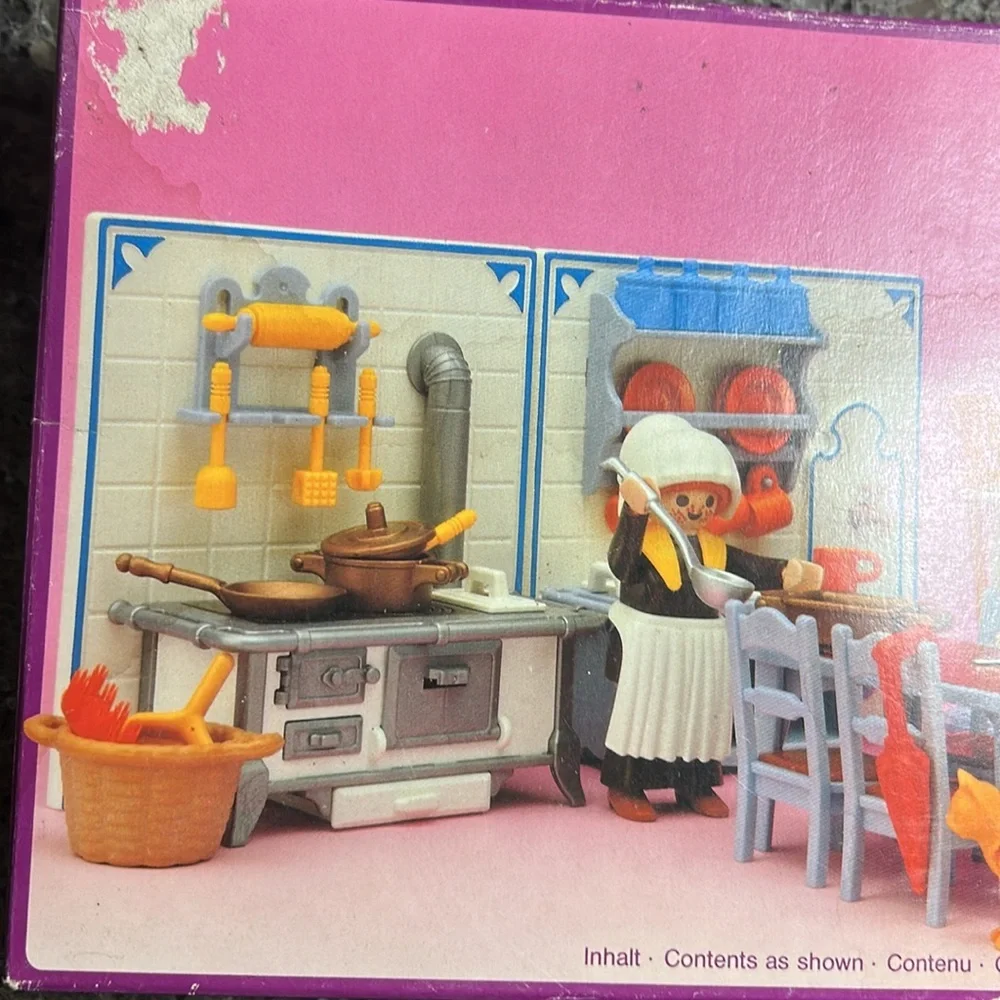 Playmobile 5322 Vintage collectible made in Germany 1992 Kitchen set